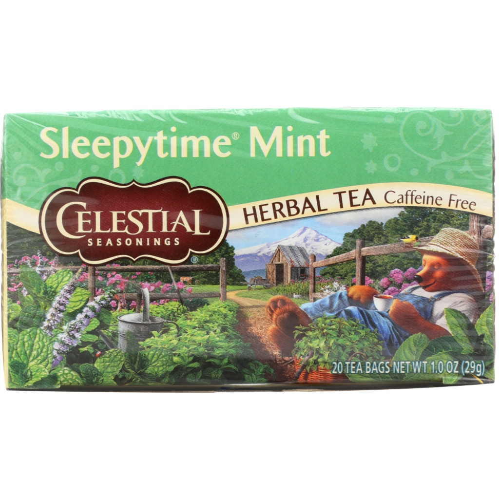 Relaxing Sleepytime Mint Herbal Tea - 20 Bags