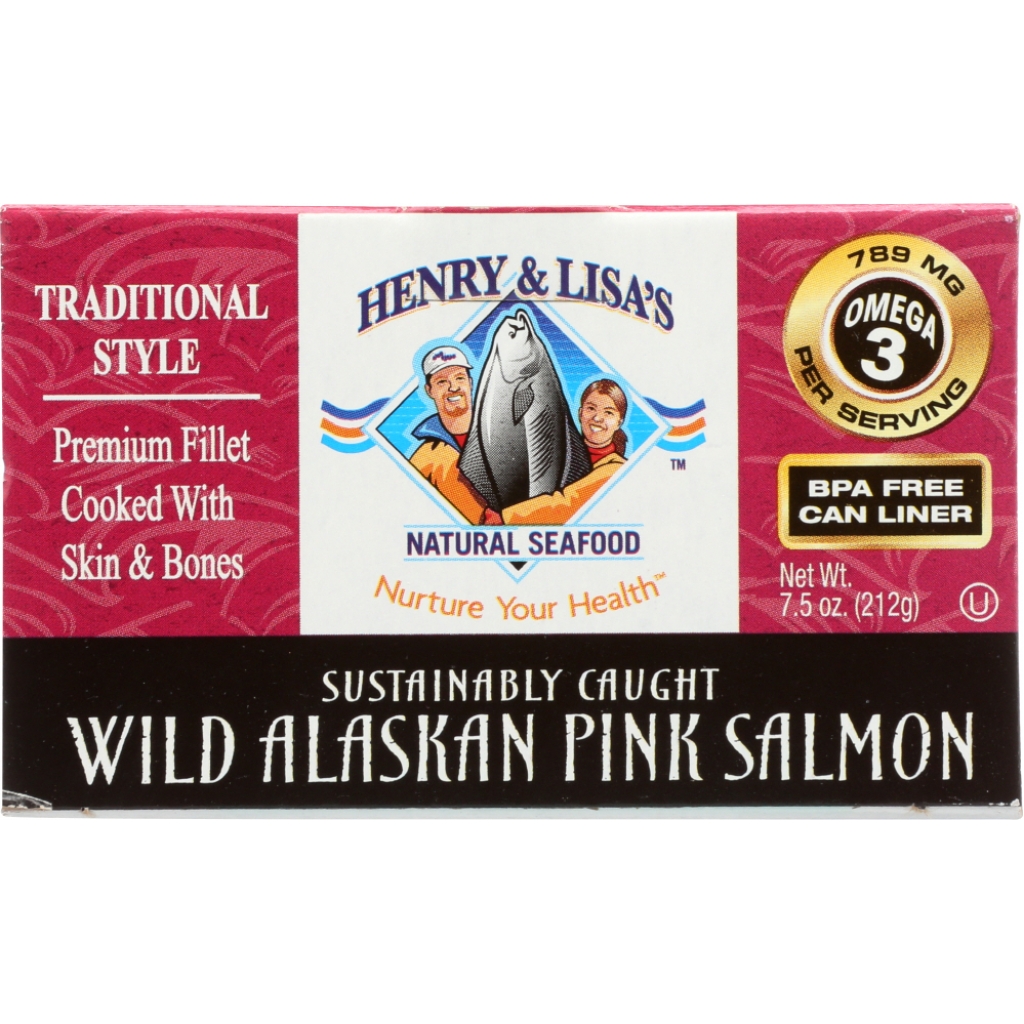 Wild Alaskan Pink Salmon - Traditional - 7.5 oz