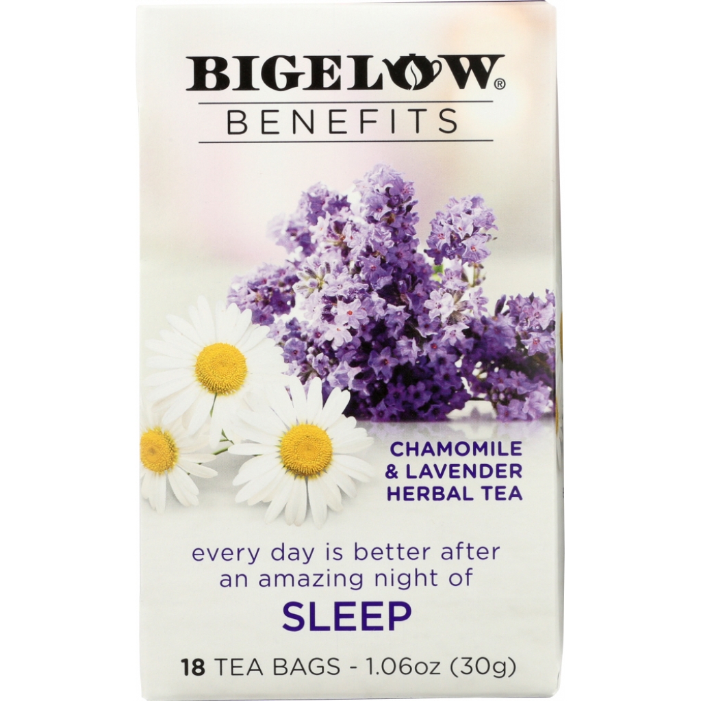 Chamomile and Lavender Herbal Tea Bags, 18 Count