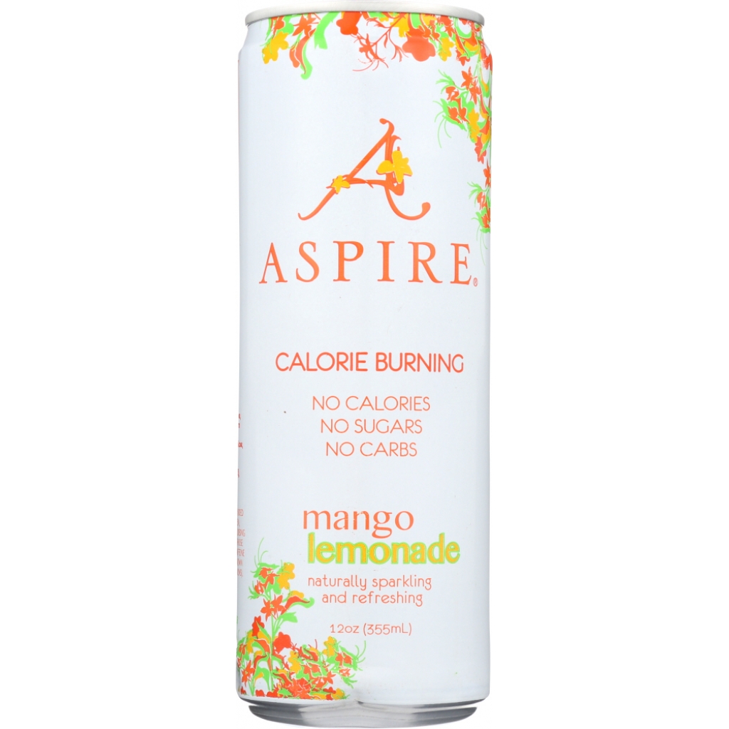 Aspire Energy Drink - Mango Lemonade Single, 12 fo