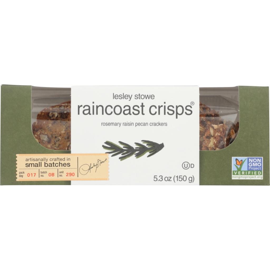 Rosemary Raisin Pecan Crisps - 5.3 oz