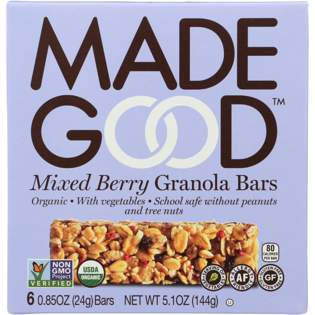 Mixed Berry Granola Bars - Nutritious Snack Option