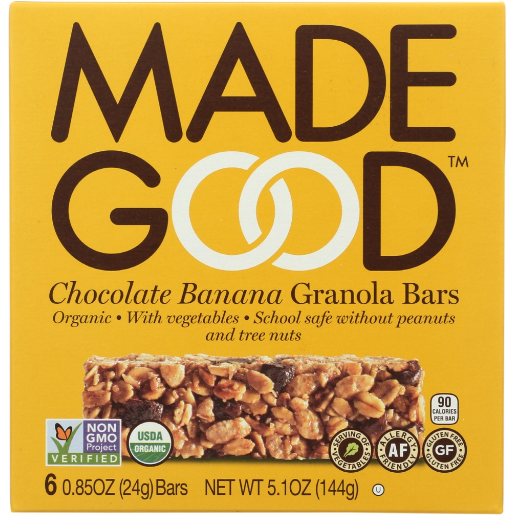 Chocolate Banana Granola Bar