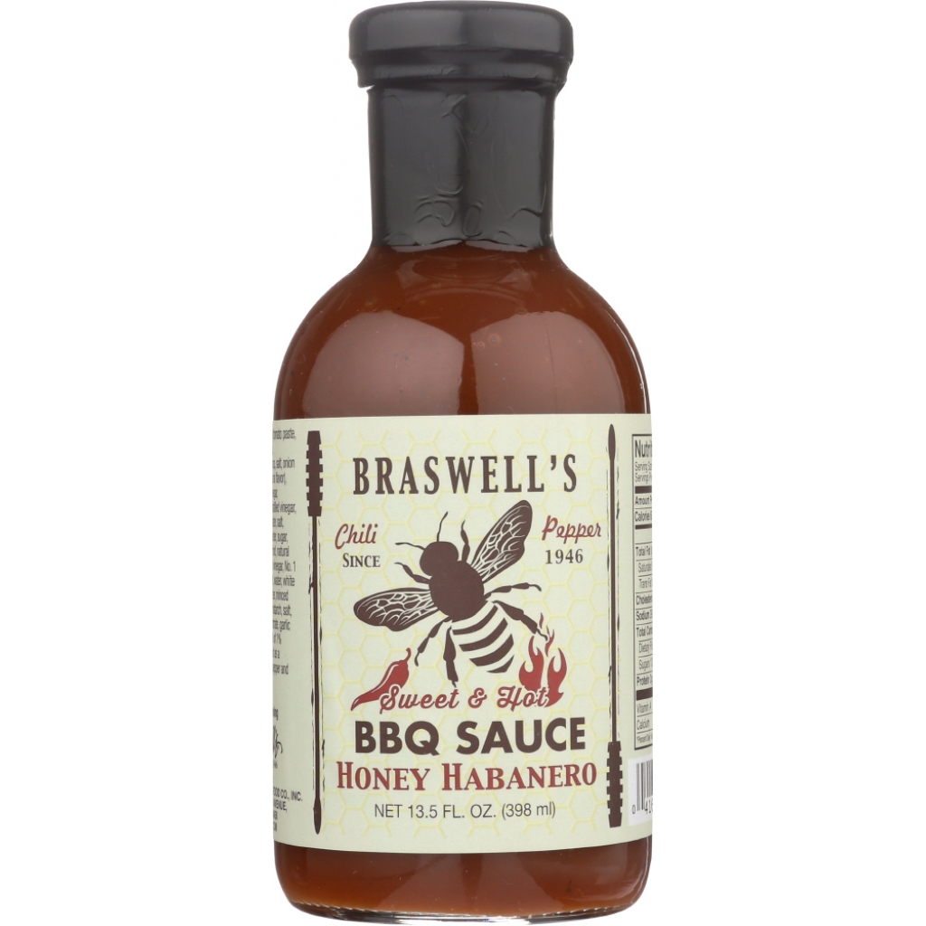 Honey Habanero BBQ Sauce, 13.5 oz