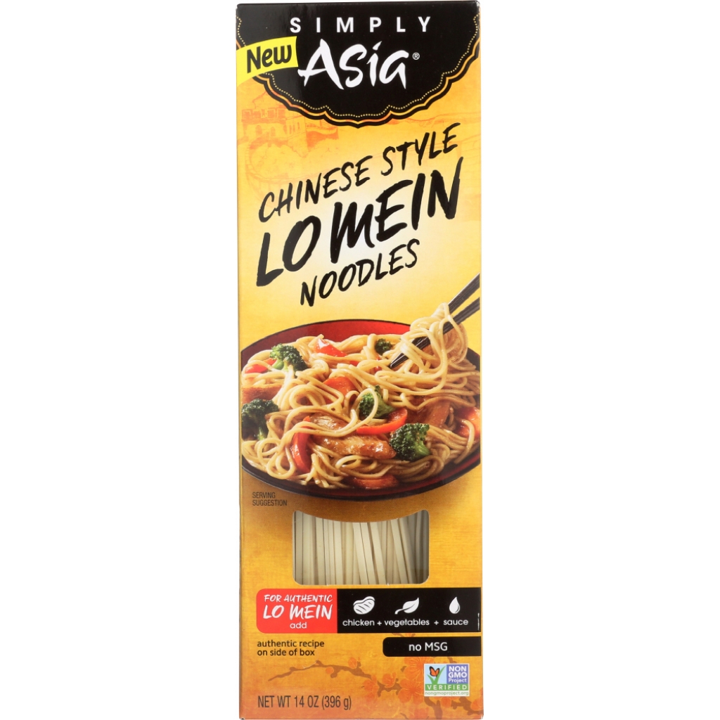 Dry Lo Mein Noodles - 14 oz