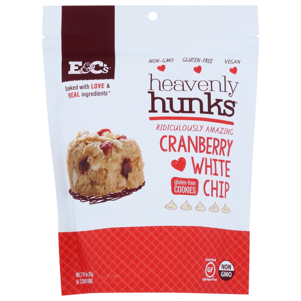 Cranberry and White Chip Heavenly Hunk Cookies, 6 oz