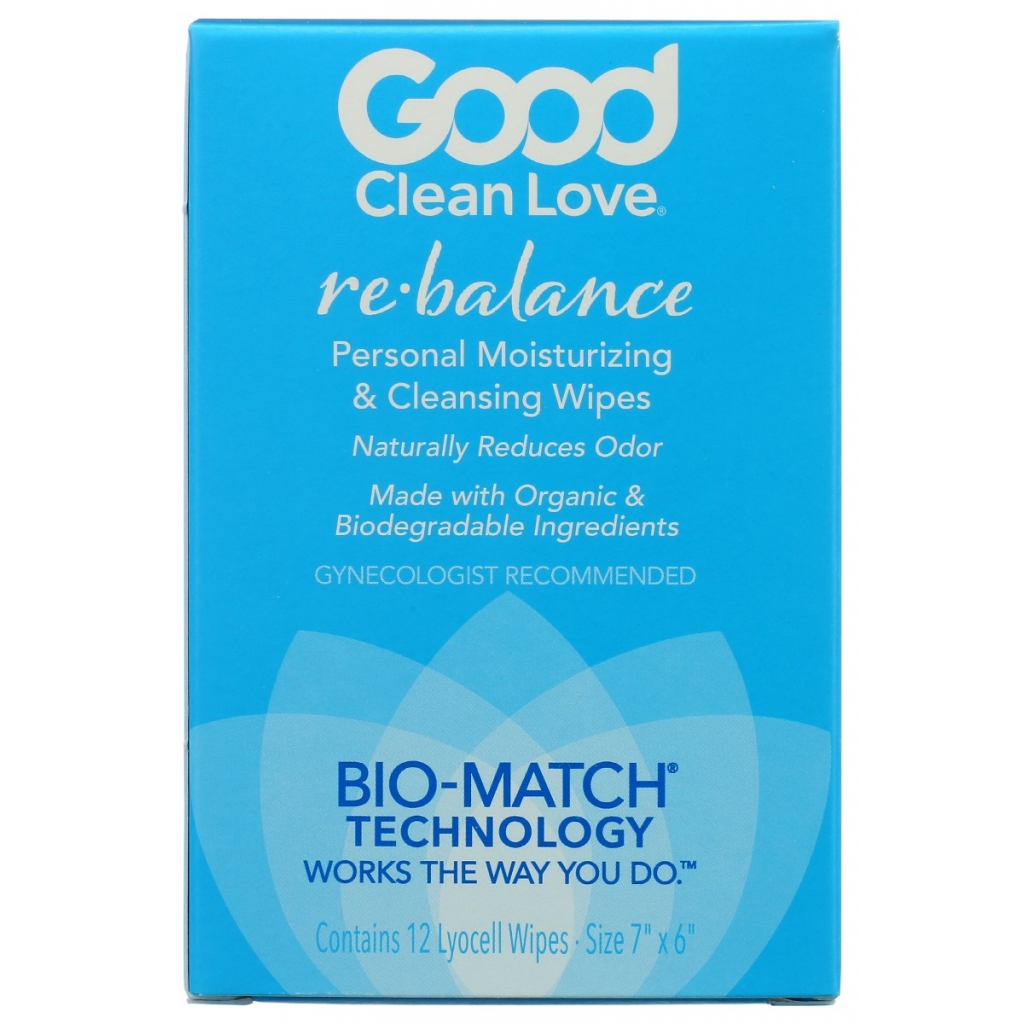 Moisturizing Rebalance Wipes - 12 ct