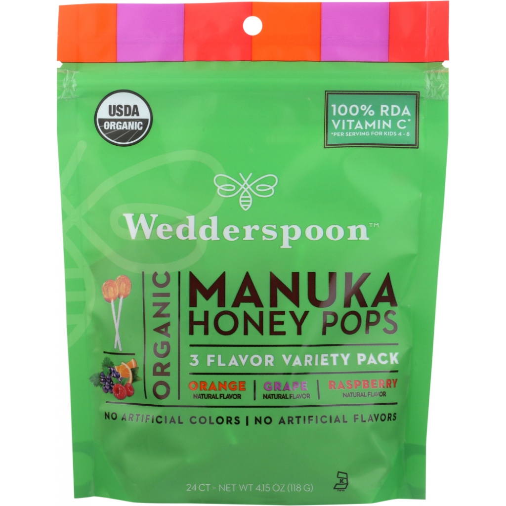 Organic Manuka Honey Pops for Kids Variety