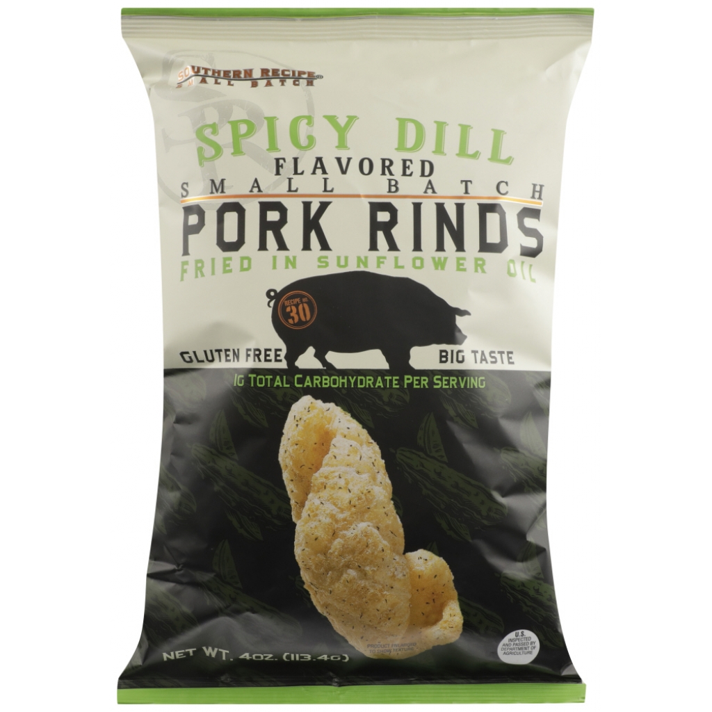 Spicy Dill Pork Rind - 4 oz