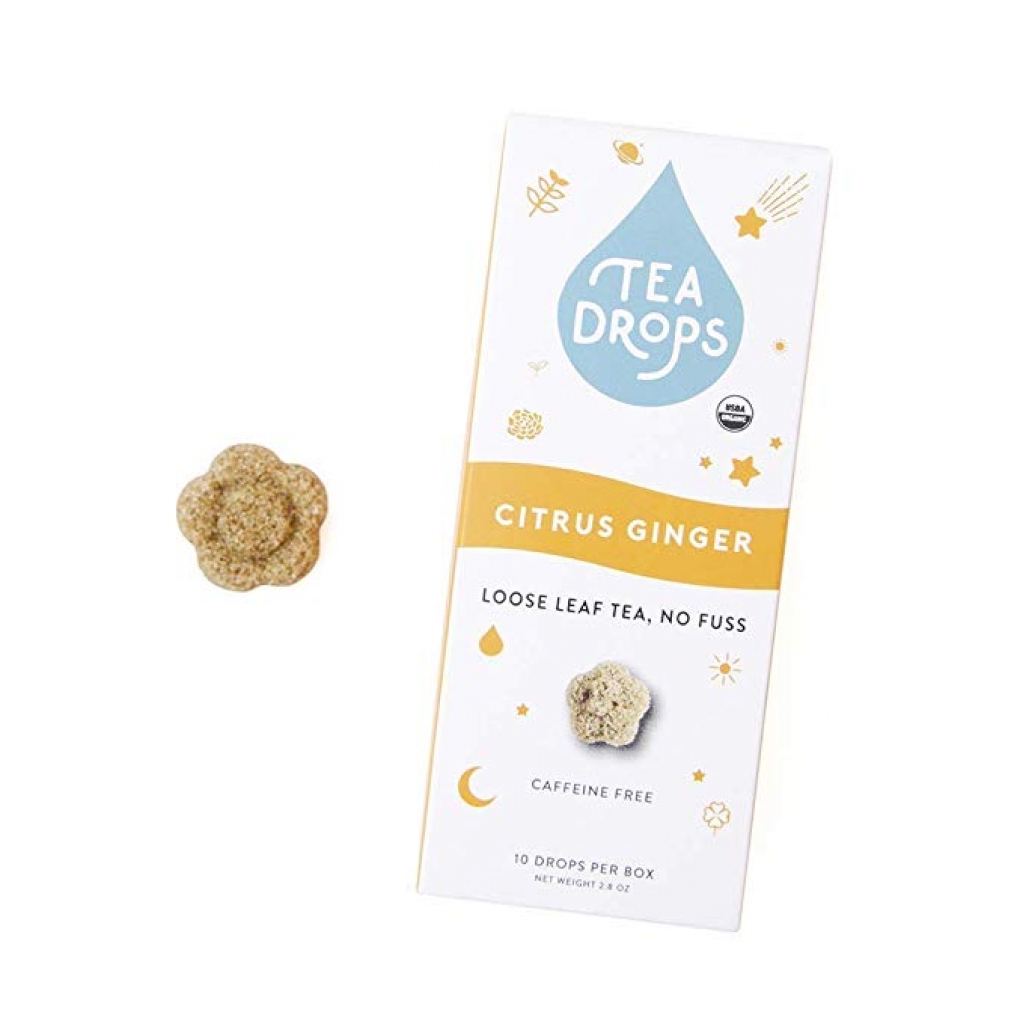 Citrus Ginger Organic Tea Drops - Refreshing Herbal Beverage