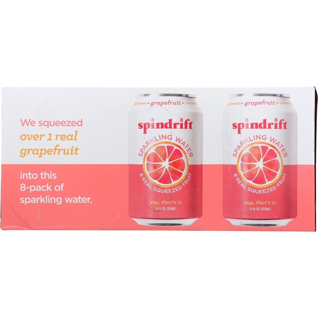 Sparkling Grapefruit Water, 8 Pack, 96 fl oz