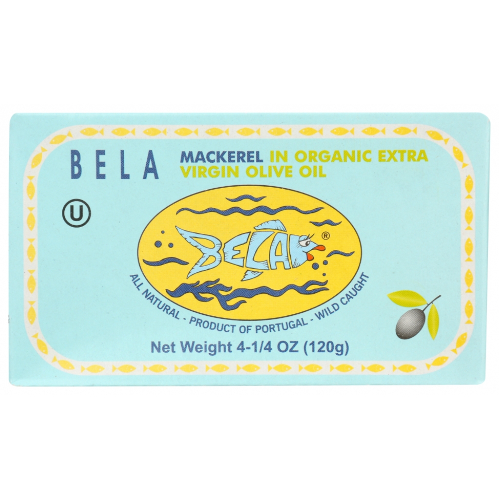 Premium BELA Mackerel in Olive Oil - 4.25 oz