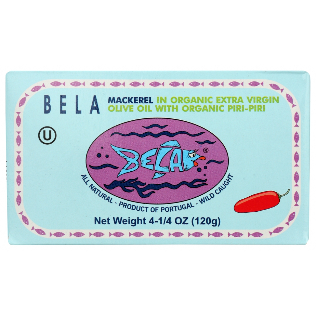 BELA Piri Piri Mackerel, 4.25 oz - Premium Seafood