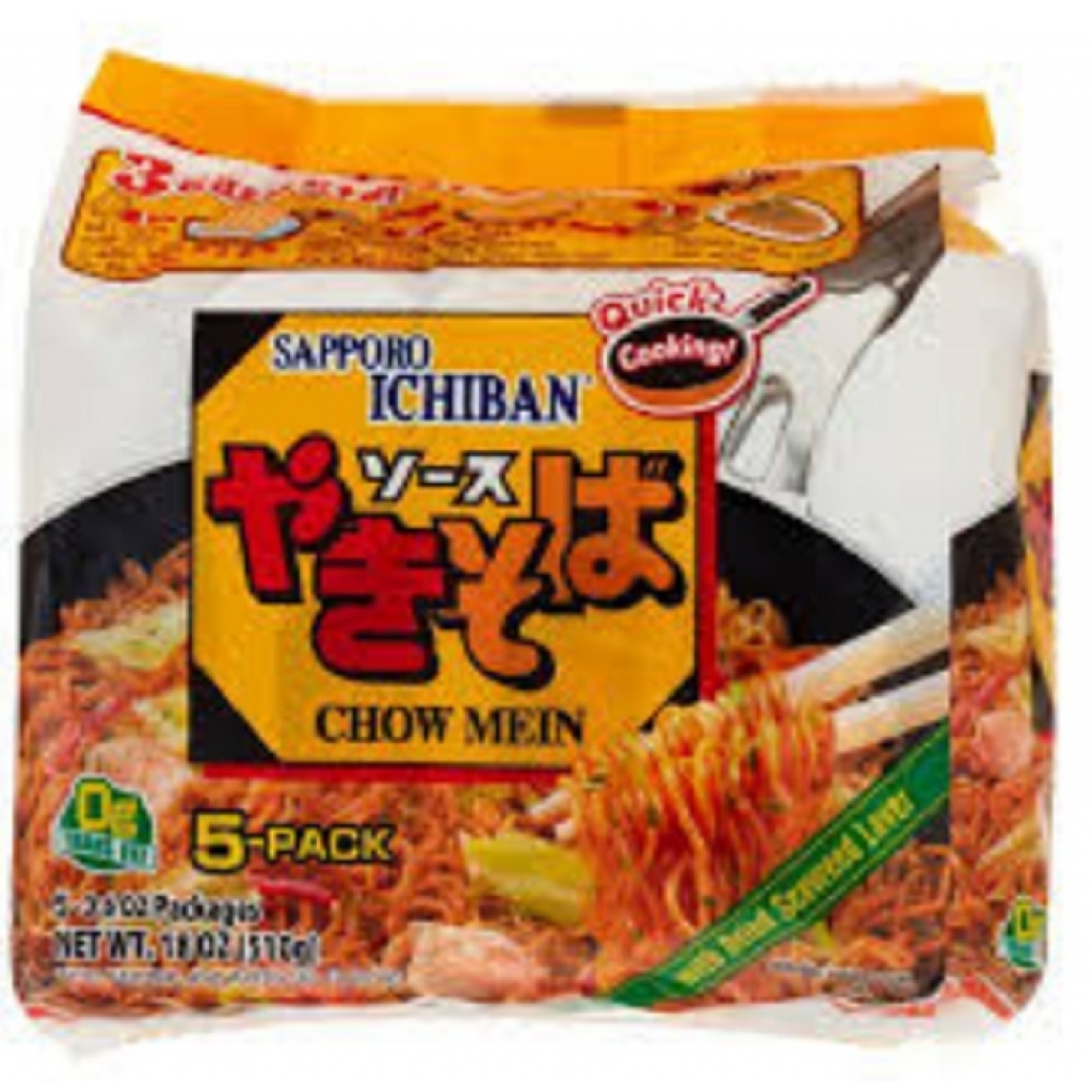 Chow Mein Yakisoba Noodle Pack - 5 servings, 18 oz