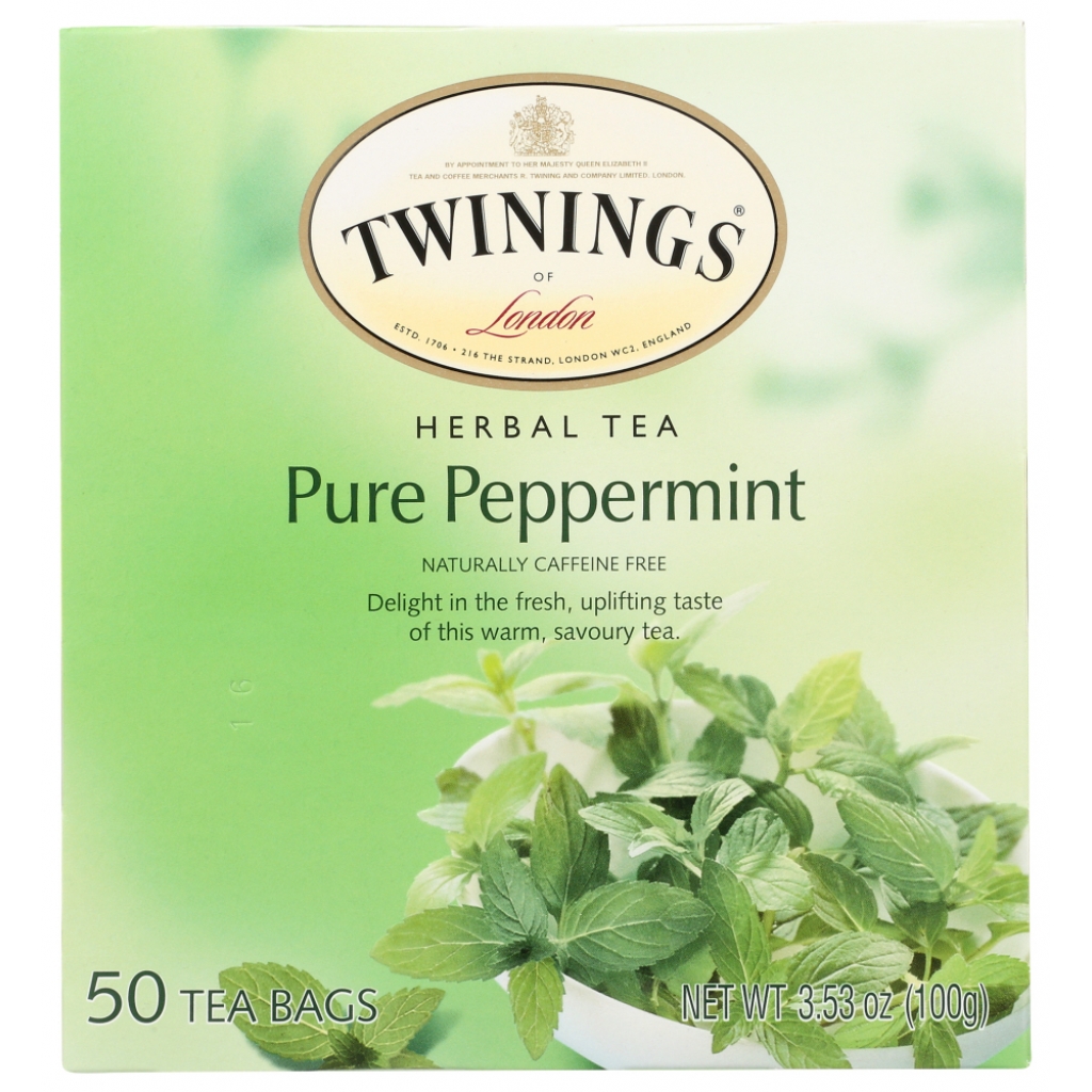 Premium Pure Peppermint Herbal Tea - 50 Bags