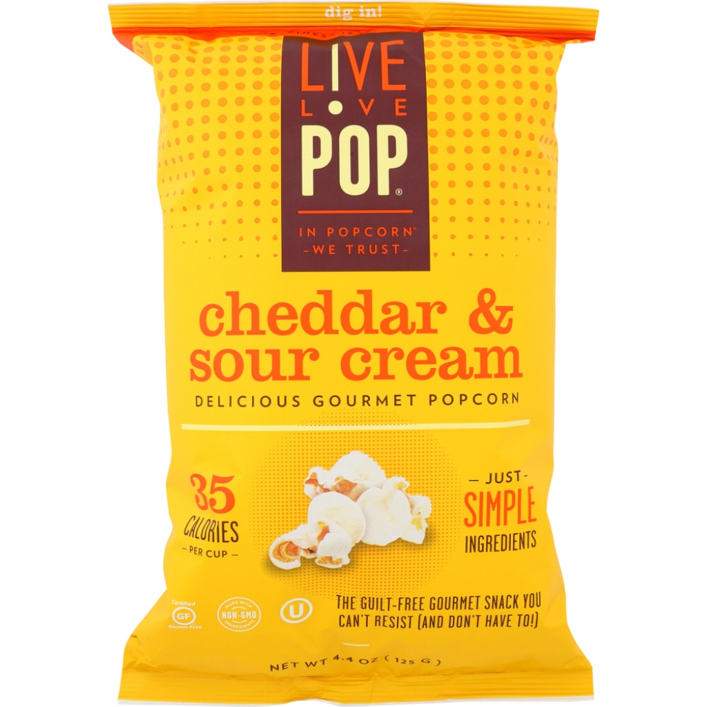 Cheddar & Sour Cream Popcorn - 4.4 oz