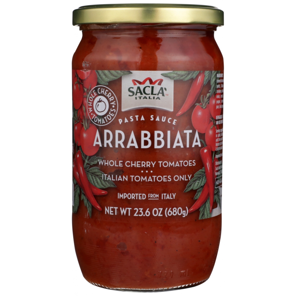 Whole Cherry Tomatoes Arrabbiata Pasta Sauce - 24 oz