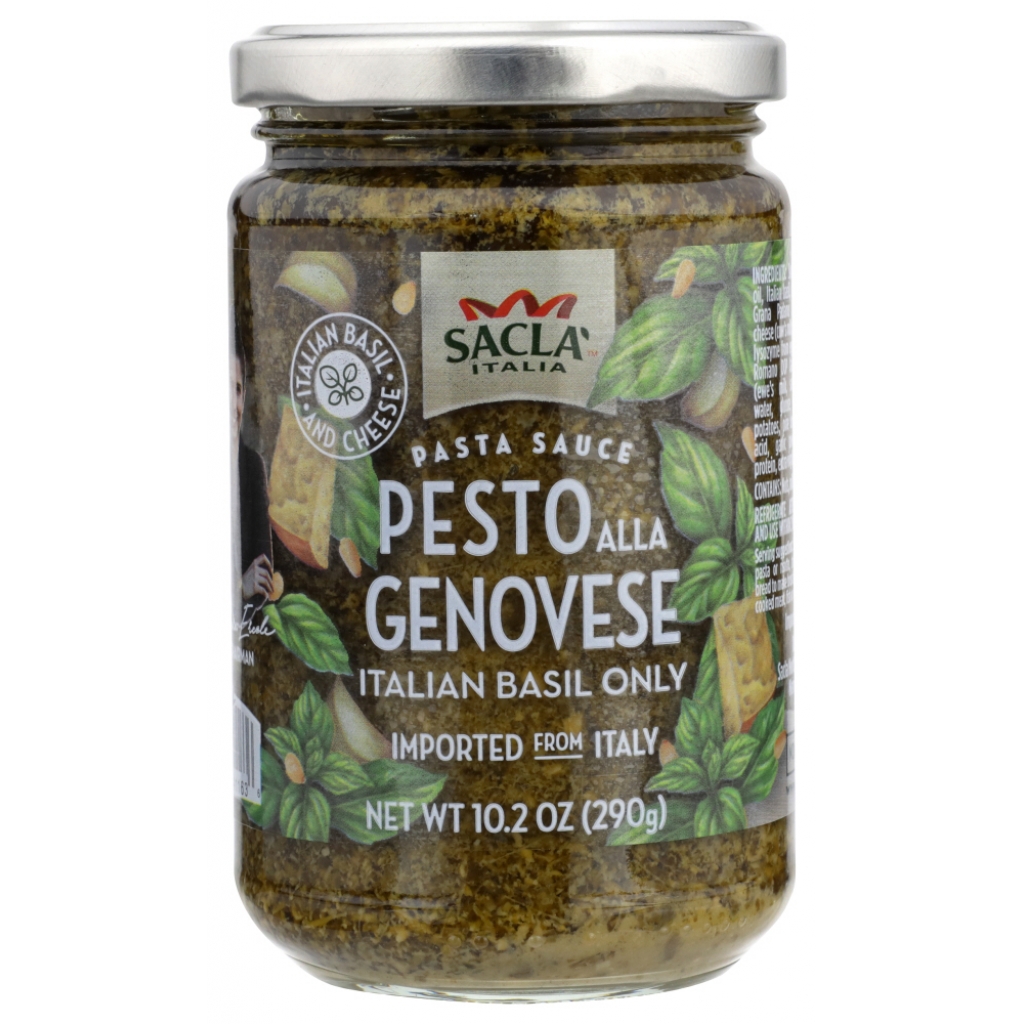 Authentic Pesto Alla Genovese - Classic Italian Flavor, 10.2 oz