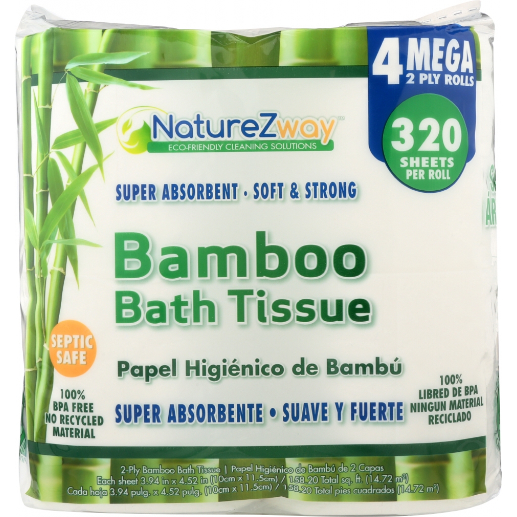 Eco-Friendly Bamboo Bath Tissue