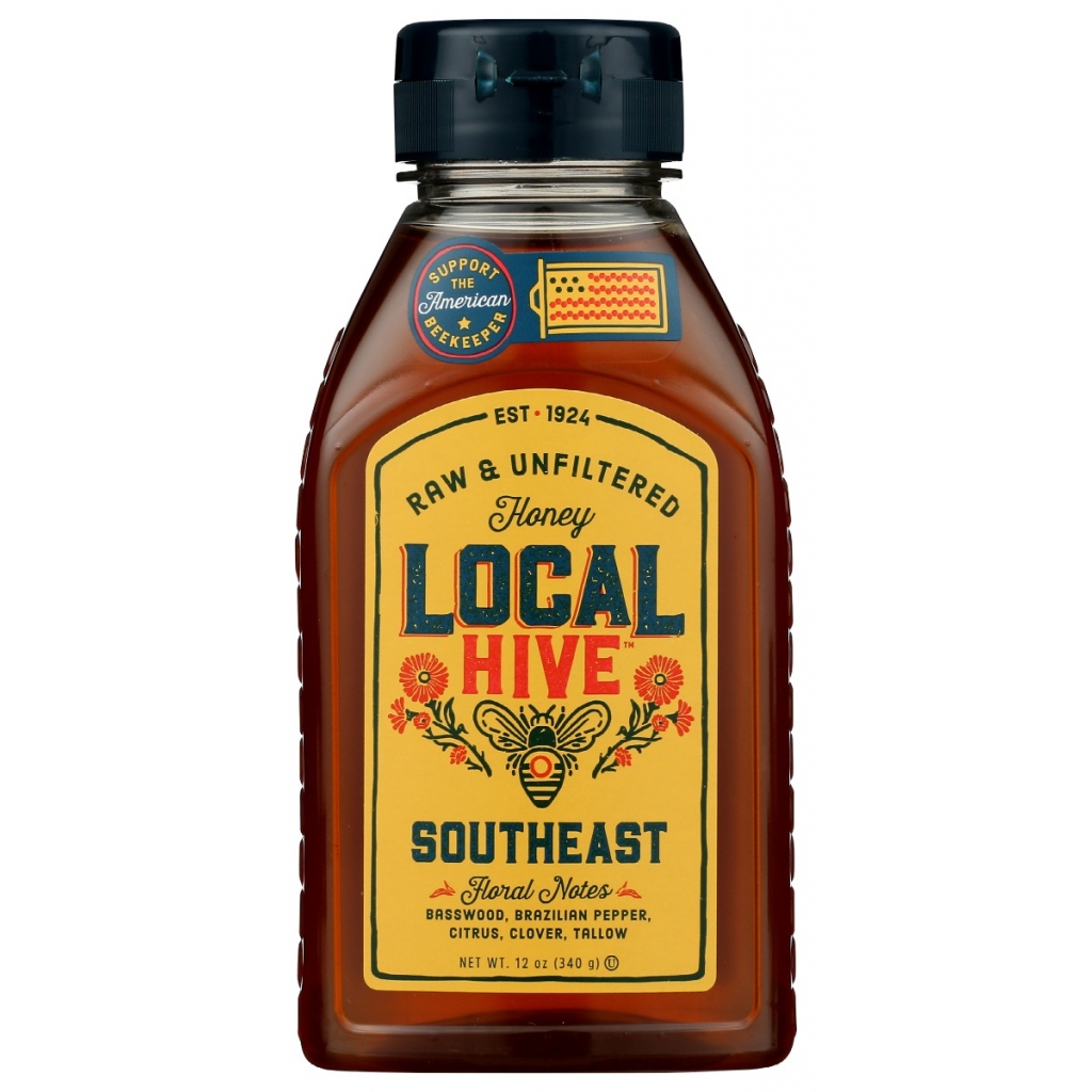 Local Hive Southeast Raw Honey - Pure and Flavorful