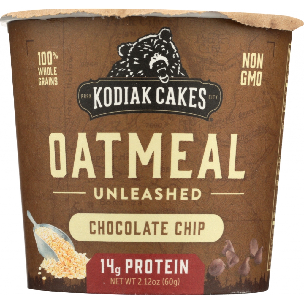 Oatmeal Cup Unleashed Chocolate Chip - Energizing Breakfast