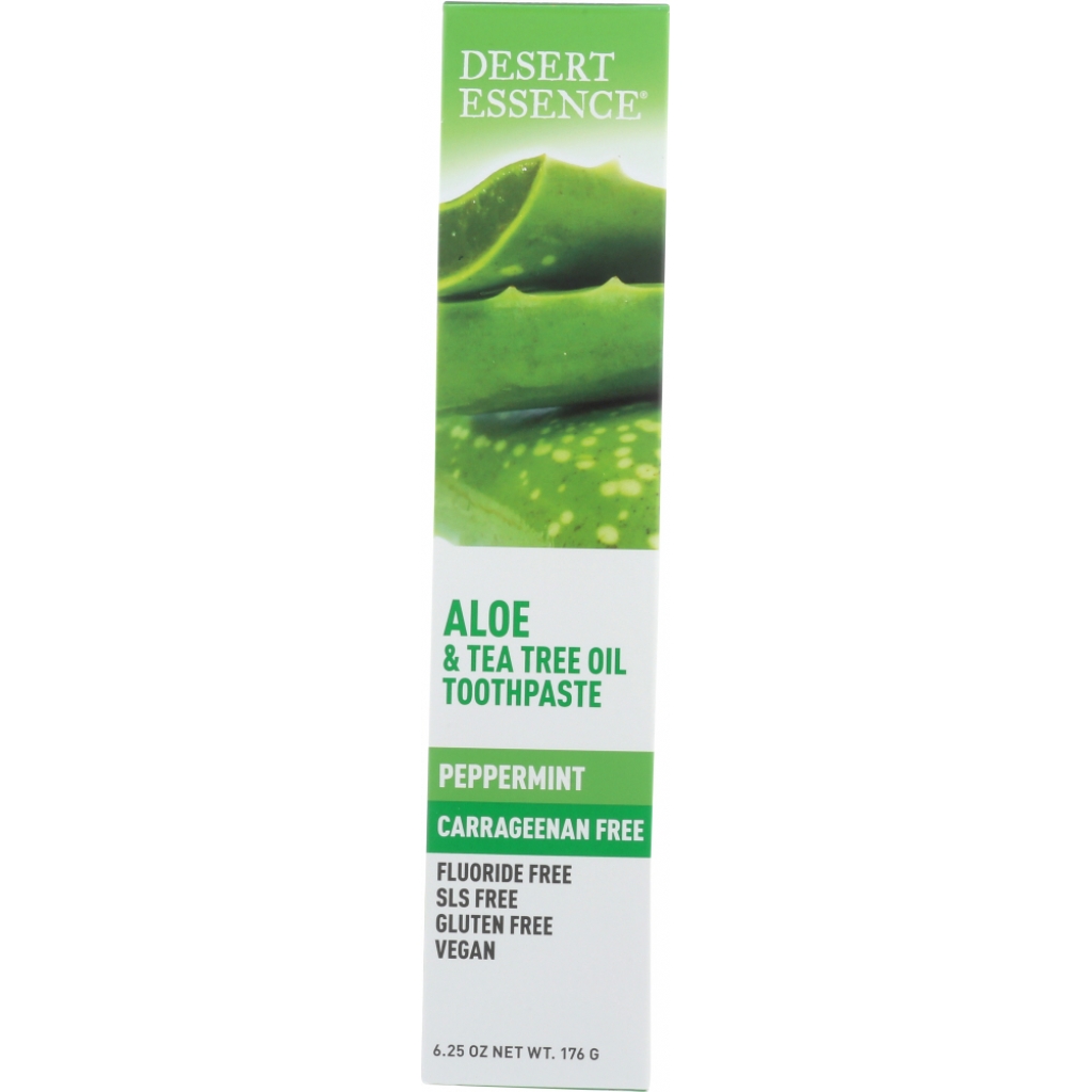 Aloe and Tea Tree Oil Toothpaste, 6.25 oz