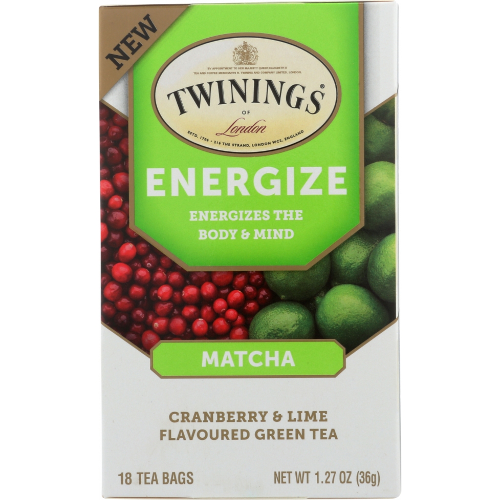 Energizing Cranberry Lime Green Tea with Matcha