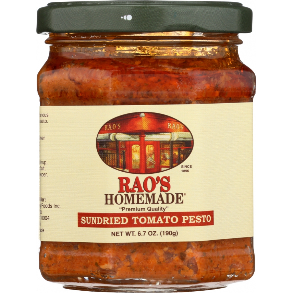 Rao’s Homemade® Sun Dried Tomato Pesto - 6.7 Oz