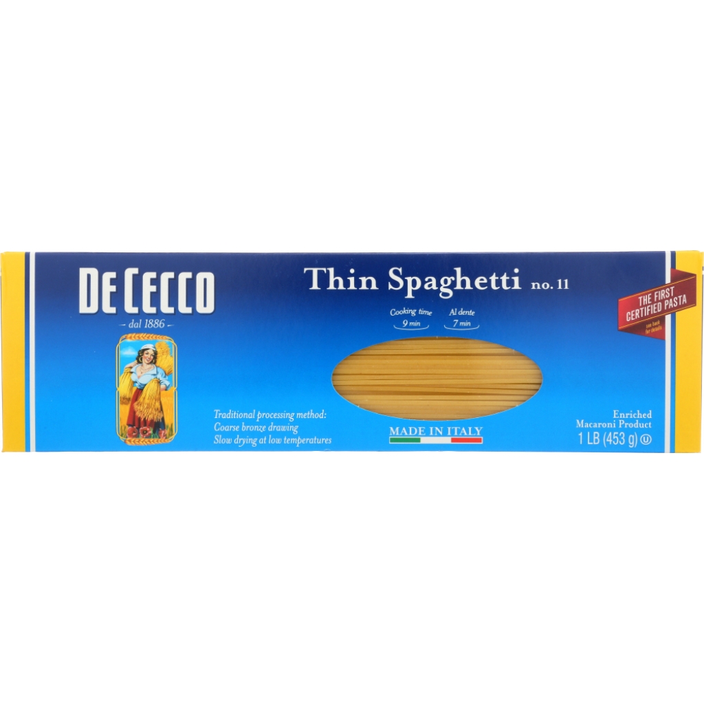 Cook's Thin Spaghetti No. 11 Pasta, 16 oz