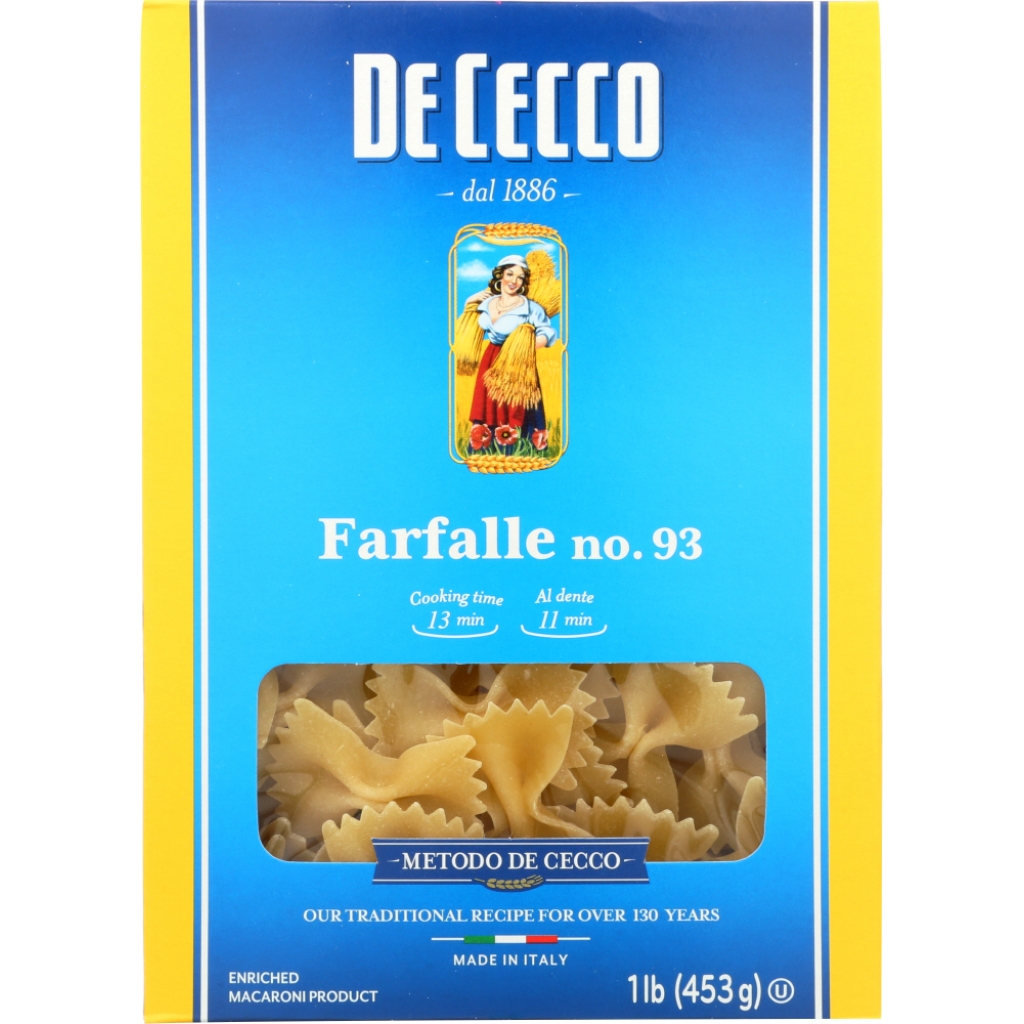 De Cecco Farfalle Pasta