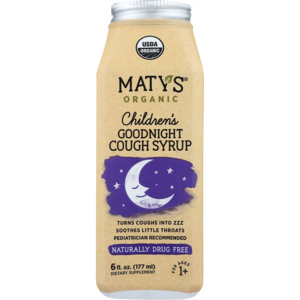 Children's Organic Cough Syrup - Goodnight Formula