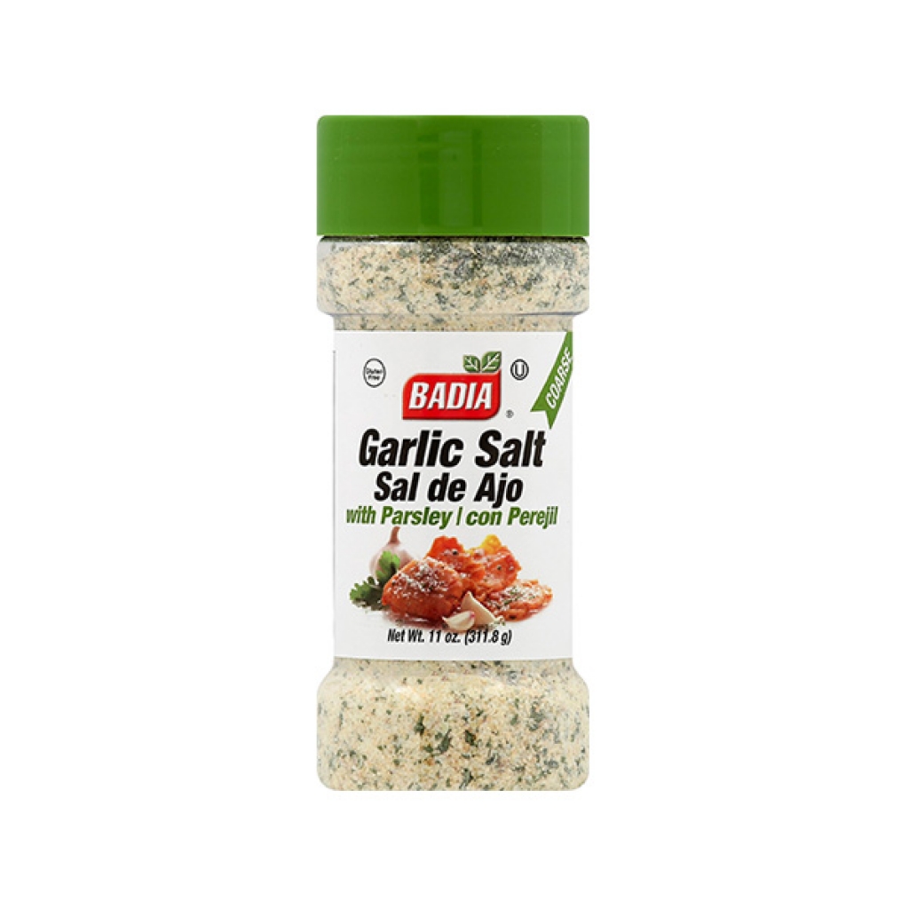 Coarse Garlic Salt with Parsley Seasoning, 11 oz