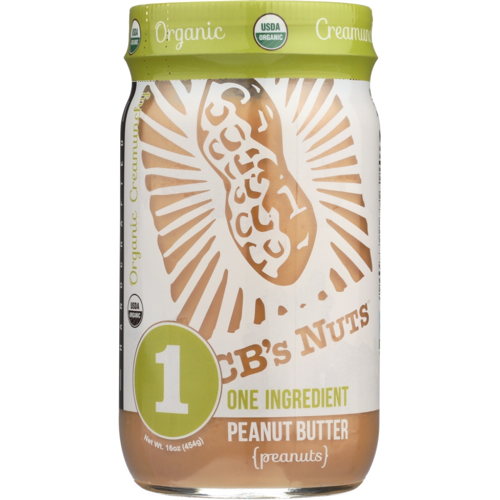 Organic Creamy Crunchy Peanut Butter, 16 oz