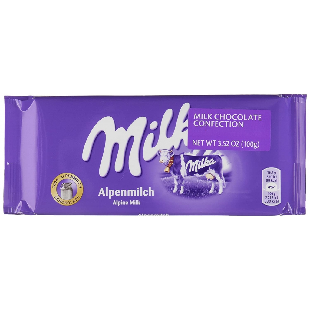 Milka Alpine Milk Chocolate - 3.52 oz