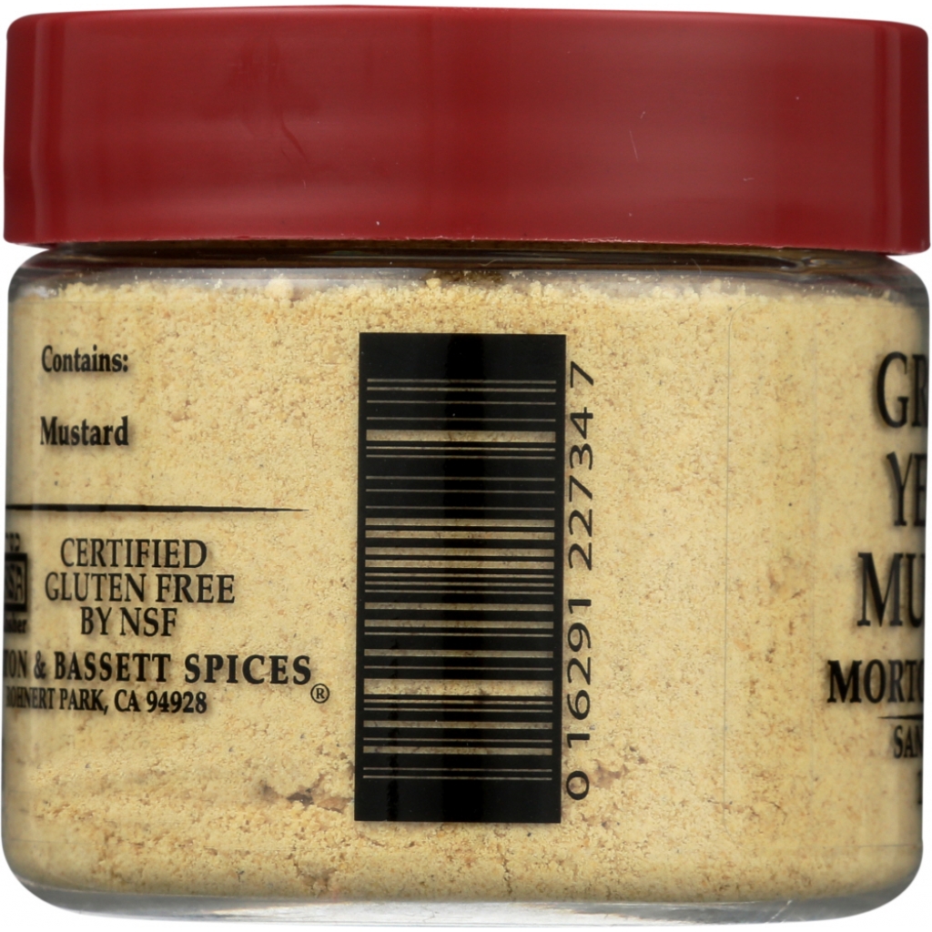 Ground Yellow Mustard, 1.2 oz