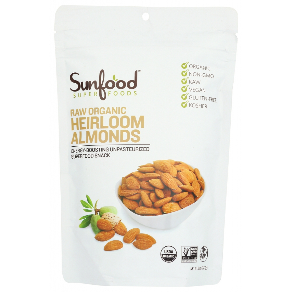 Organic Shelled Almonds - 8 oz