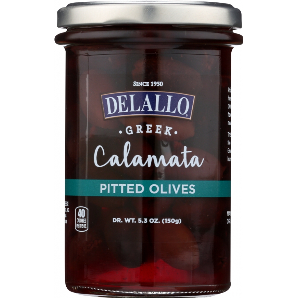 Calamata Pitted Olives - 5.3 oz - Authentic Greek Flavor