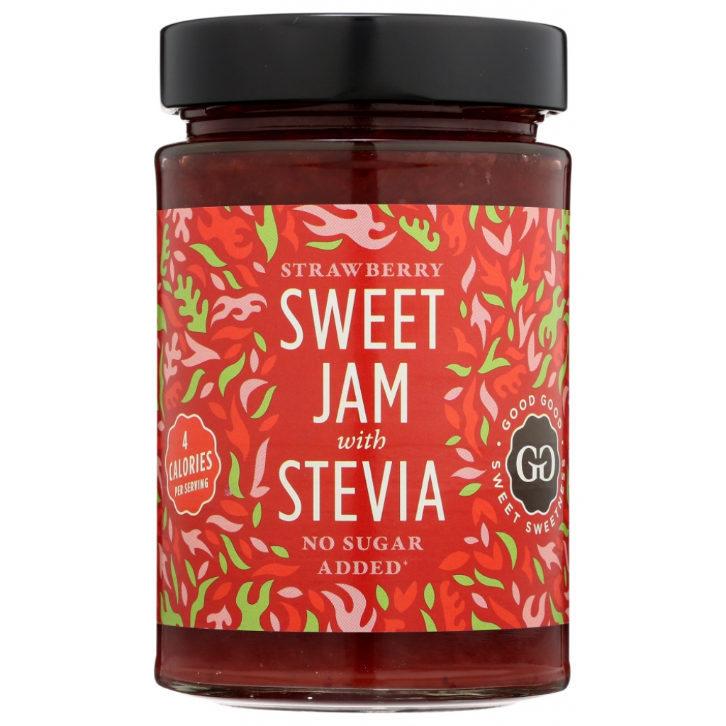 Strawberry Sweet Jams with Stevia - 12 oz