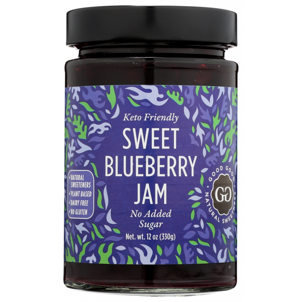 No Added Sugar Blueberry Jam - 12 oz