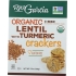 Organic Lentil with Turmeric Crackers