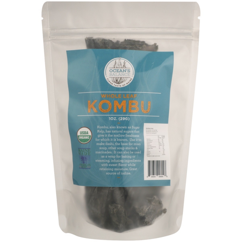 Premium Kombu Whole Leaf - 1 oz - Ideal for Dashi