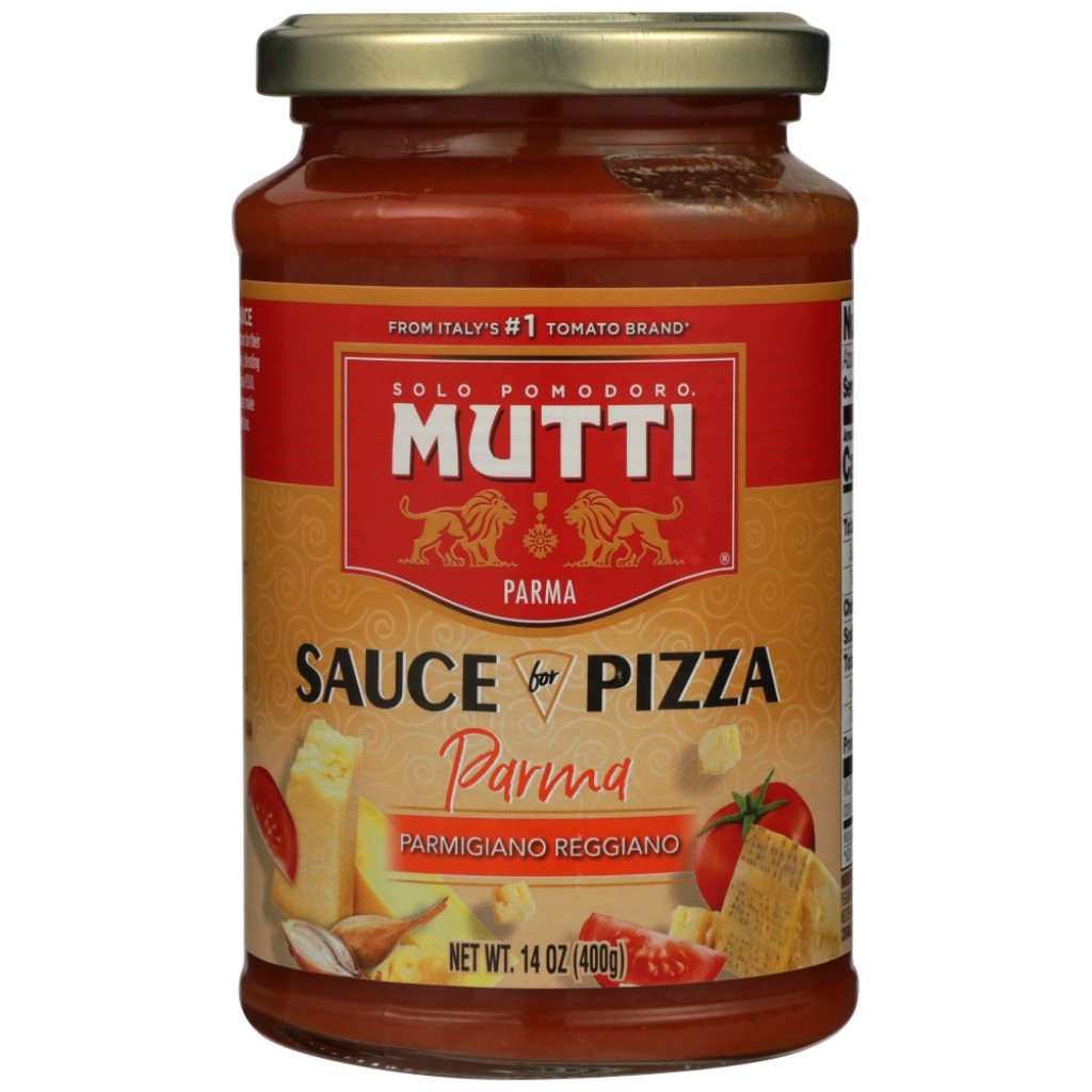 Mutti Pizza Sauce with Parmigiano Reggiano, 14 oz