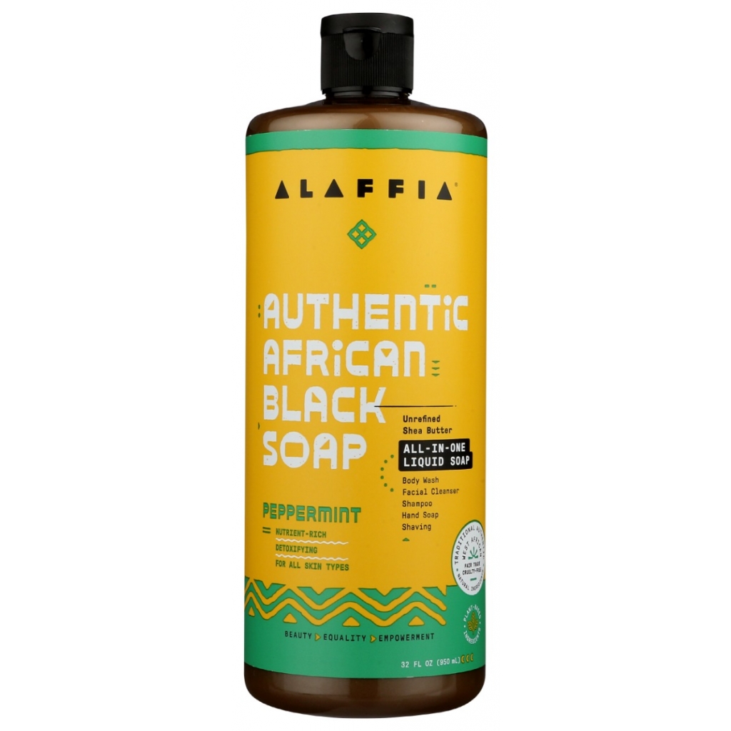 Authentic African Black Soap - 32 oz