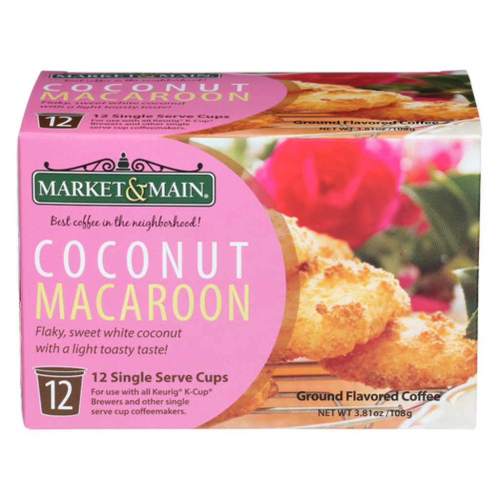 Market & Main Coffee Coconut Macaroon - 12 EA