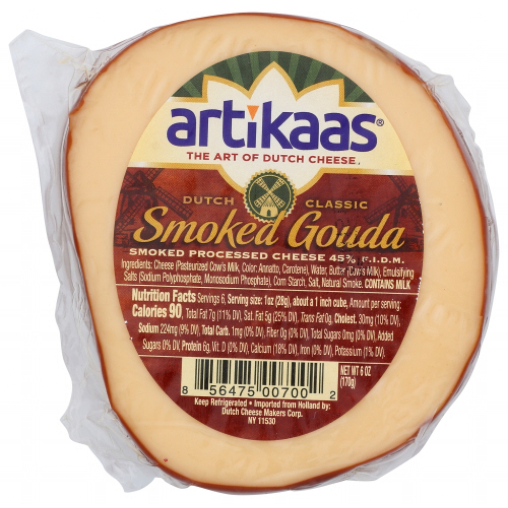 Artisan Smoked Gouda Cheese, 6 oz