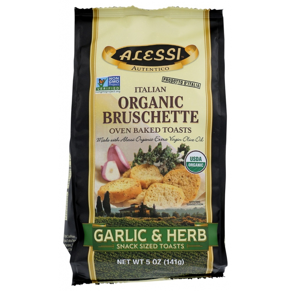 Garlic and Herb Italian Organic Bruschette - 5 oz