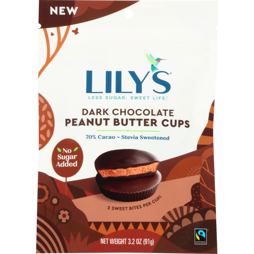 Dark Chocolate Style Peanut Butter Cups - 3.2 oz