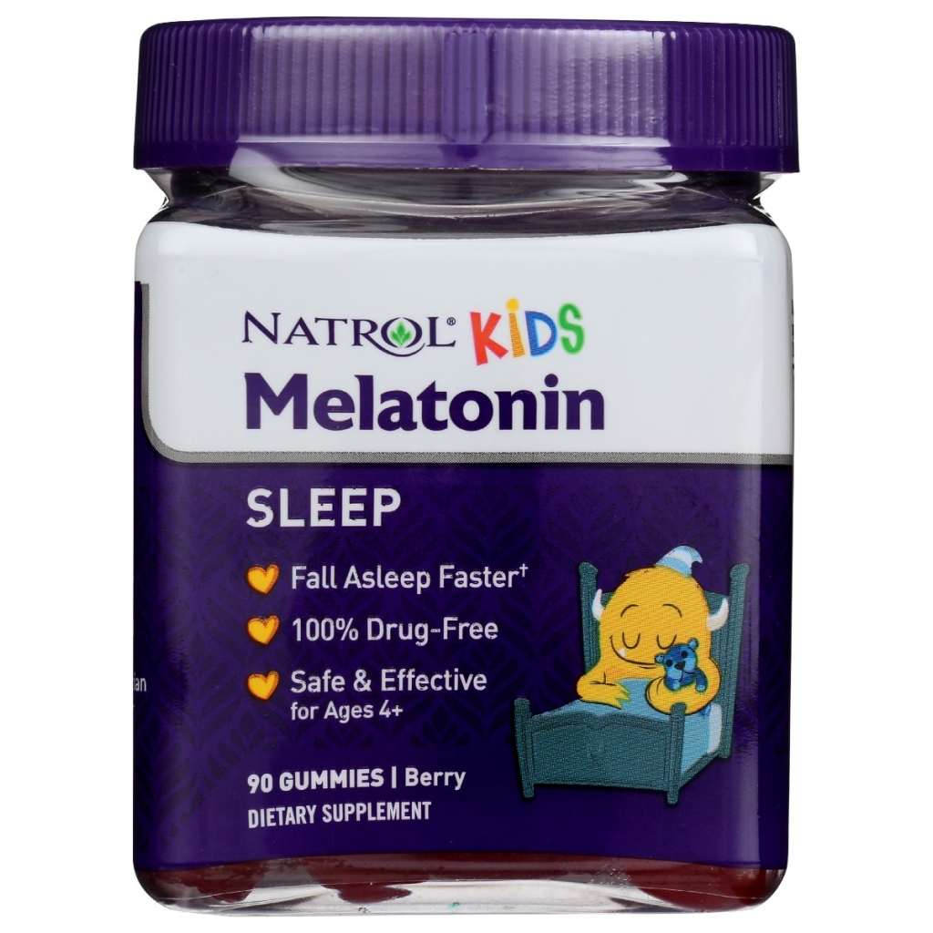 Kids Melatonin Gummies, Berry, 90 pc