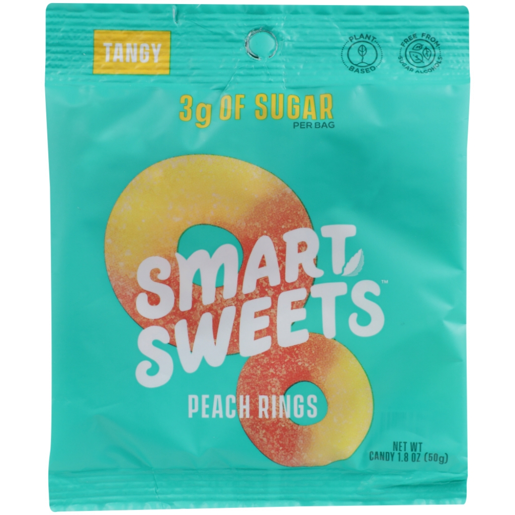 Peach Rings Gummy Candy - 1.8 oz