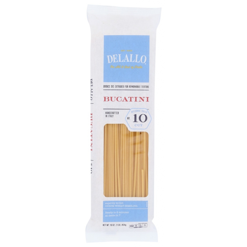 Authentic Italian Bucatini Pasta #10, 16 OZ